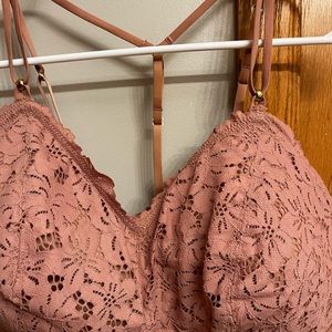 Aerie Lounge Bralette - Soft Desert Orange